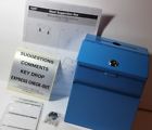 00631 No Returns Adir Wall Mountable Steel Locked Box Suggestions Donations