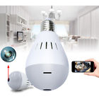 1213066 Wireless Hd Wifi Ir Light Bulb Camera Panoramic Fisheye Two