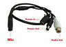 121612 Wx High Sensitive Audio Microphone Rca Bnc Video Power For