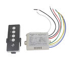 W193 220-240v Ways Switch Remote Wireless 4 Led Hot Ac Control Lamp Channel