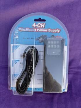 K9572 4-ch 4ch Din Mount Cctv Power Supply 4-channel Dc 12v 5-amp Ac 90v To 264v