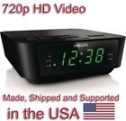 Acrhd Aes Spy Cameras 720p Alarm Clock Radio Hd Covert Hidden Nanny Camera 700900438841