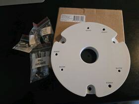 Adc-vacc-mnt130 Alarm.com Large Camera Mounting Plate White New