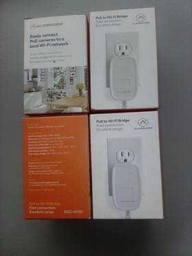 Adc-w110 Alarm.com Lot Of 4 Poe To Wifi Bridge New