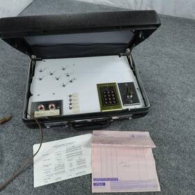 Mc-6a Alarm Controls Corp. Vintage Briefcase System Telsar Keypad Panel Usa
