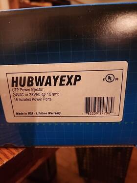 Altronix 782239947089 New Hubwayexp 16 Channel Utp Power Injector