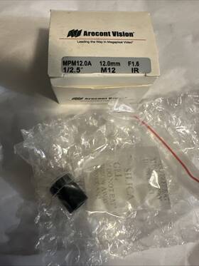 Mpm12.0a Arecont Vision -mpm12.0 / 12.0mm F1.6 1/2.5 Inch M12 Ir New In The Box
