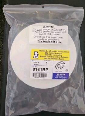 8161bp Arlington Weatherproof Mounting Box For Security Camera Electrical New