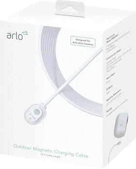 Arlo 606449138412 - 25ft Outdoor Magnetic Charging Cable For Pro 5s 2k 4 3 Ultra 2