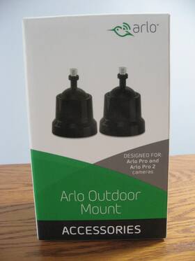 Vma4000b-10000s Arlo Outdoor Mount 2 Pack Black Mounting Security Camera Pro And
