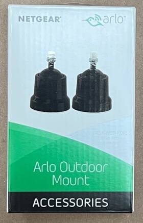 Vma4000b Arlo 2x New Genuine Outdoor Mount Black Mounting Security Camera Pro Pro2