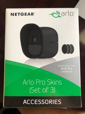 Vma4200b Arlo Pro Skins For And 2 Cameras Set Of 3 Black Brand New