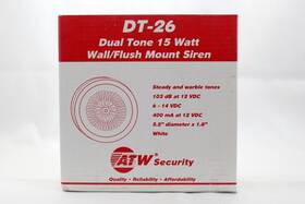 Dt-26 Atw Dual Tone 15w Wall/flush Mount Siren