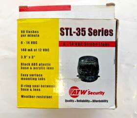 Atw Stl-35a Home Alarm Security Amber 6-14 Vdc Strobe Light