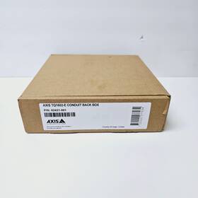 Tq1602-e Axis Outdoor Conduit Back Box With Entrance New Open