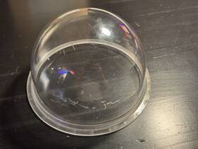 02400-001 Axis Tq6810 Hard-coated Clear Dome Anti-scratch Hard Coat - Outdoor