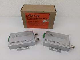 Azbln-101arat Azco Technologies Inc. New Cctv Video Extender 1 Channel Active Tranciever Balun Send And Receive Units