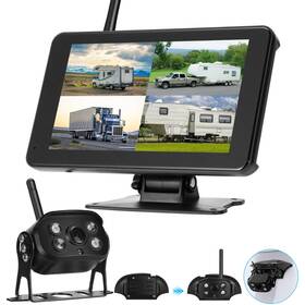 Bj01 Bigjade Wireless Backup Camera With 7 Inch Hd Touch Monitor Night Vision For Trucks Rvs