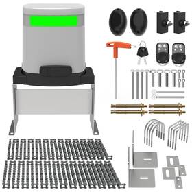 Me-go-600-c1 Bl Tezeit 1400lb Chain Drive Sliding Gate Opener Wifi Control-backup Battery-remote Kits