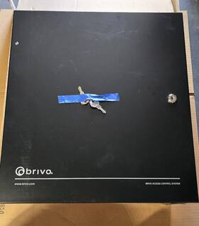 Acs6000-e Brivo Panel Cabinet With Power Supply / Battery Read Comments