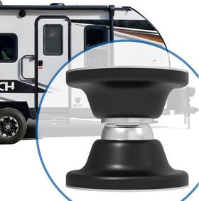 Ydhn222 Chatbrid Magnetic Rv Door Holder For Trailer Camper Motorhome Cargo - Black Fin