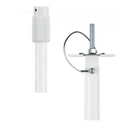 Ce-cp17w Clinton Electronics Open Box Telescoping Ceiling Mount Pole 17 Inch For Camera White