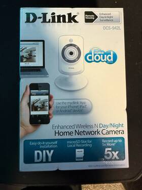 D-link Dcs-942l D-link Enhanced Wireless Wi-fi Day/night Home Network Camera Complete