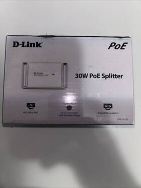 Dpe-301gs D-link 30w Poe Splitter- Nib