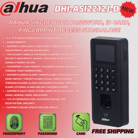 Dhi-asi2212j-d Dahua Single Door Password Id Card Fingerprint Access Standalone