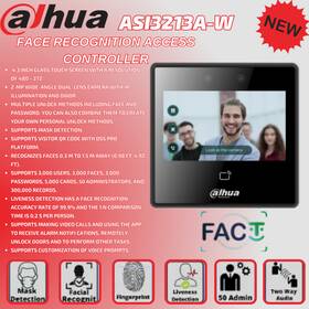 Dhi-asi3213a-w Dahua Face Recognition Access Controller 4.3 Inch Glass Touch Scr