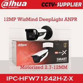 Ipc-hfw71242h-z-x Dahua Ipc-hfw71242 12mp Motorized Lens Wizmind-x Camera Poe Deep-learning