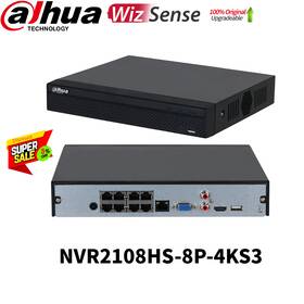Nvr2108hs-8p-4ks3 Dahua Nvr2108hs8pi 8ch 8poe 1sata 4k Lite Network Video Recorder H.265 Hdmi
