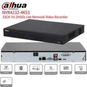 Nvr4232-4ks3 Dahua 32ch Nvr 2/4/8 Hdd Poe Wizsense Wizmind Network Video Recorder Lot Us