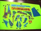 Data East Rocky Bullwinkle By Original Nos Pinball Machine Plastics