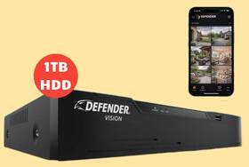 Defender Dv8mp1t8dvr 8 Channel 1tb Dvr Video Recorder System Dv8mp1t. No Cameras