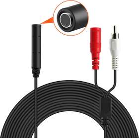 Dericam 689989558971 High Sensitive Microphone For Cctv/ip Camera/dvr/nvr Tiny Cctv Audio Pickup Mic