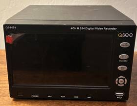 Qs4474 Digital Peripheral Solutions Qsee 4ch H.264 Dvr Only Ldc Screen Security System