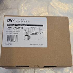 Digital Watchdog Dwc-mv9junc White Junction Box For Vandal Dome Cameras