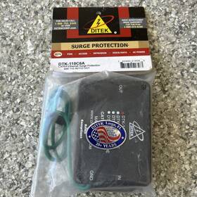 Dtk-110c6a Ditek 110c6a - Cat6 Poe Surge Protection With 110 In/110 Out