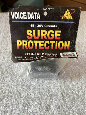 Dtk-3lvlpscpftlv Ditek 15-30v Dtk-lvlp Circuits Surge Protector 3 Unfused