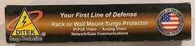Ditek 782980519900 Dtk-vm12rm Rack Mount Face Plate 12 Channel For Shielded Versa-modules