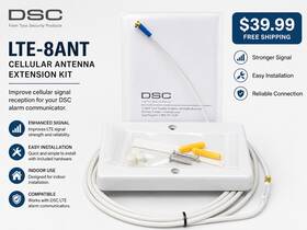 Dsc 765066004101 Lte-8ant Cellular Antenna Extension Kit P/n 88030723 Alarm Communicator New