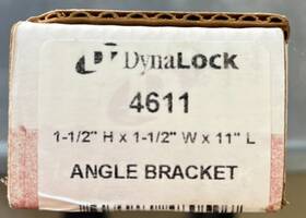 Dynalock 4611 Angle Bracket 11 Inch Long For Full Size Single And Double Mag Locks