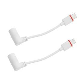Ecsing 782-bn 2pcs Usb-c To Solar Panel Adapter Compatible With Ring Barrel Plug