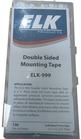 Elk-999 Elk 762158009990 Products Double Sided Foam Mounting Tape