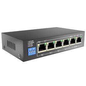 Poe-0402m Ens 6 Ports Poe Switch 4 60w 100 Mbps 800 Ft Standard Ieee 802