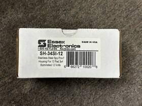 Sh-34si-12 Essex Electronics Sh-34si Illuminated Stainless Steel Housing Surveillance
