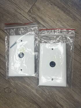 Sm1-cf Ets Inc. Lot Of 2 Sm1 Flush Mount Omni Directional Surveillance Microphones
