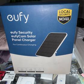 Eufy Tsp90 Solar Panel Charger For Eufycam Weather And Dust Proof 13ft Cable