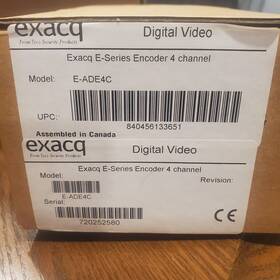 Cr.e-ade4c Exac Technologies Exacq E-ade4c 4 Channel Digital Videoe Encoder